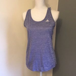 Adidas Tank Top with Open Back and Cinched Sides